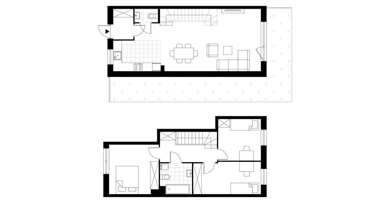 4-pokojowe mieszkanie 84m2 + ogródek Bez Prowizji - Pełny obrazek: 3/7