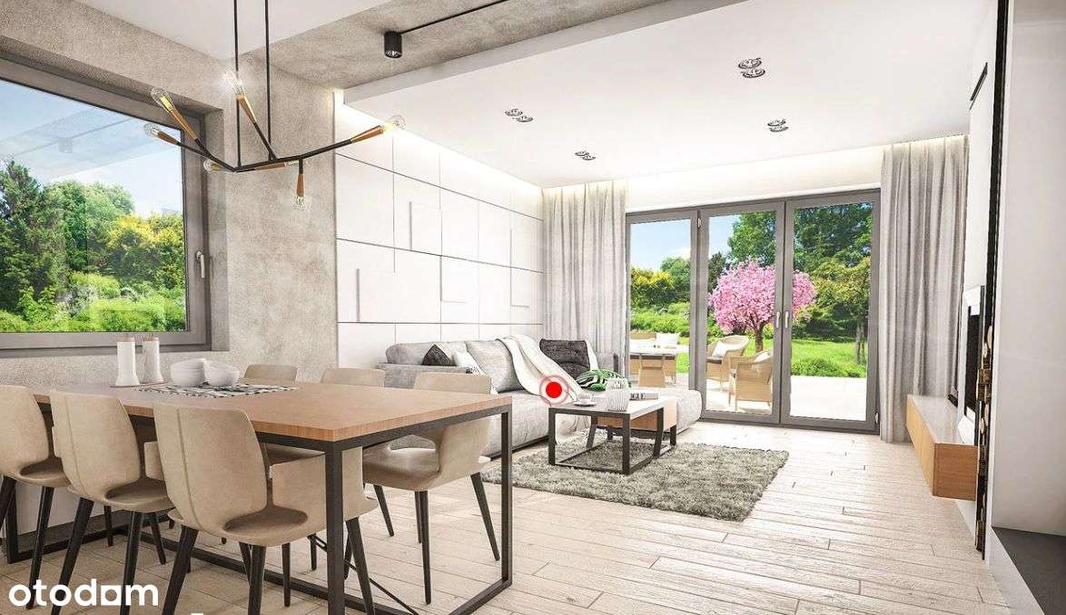 Nowoczesny dom dwulokalowy w otoczeniu przyrody - Pełny obrazek: 4/10