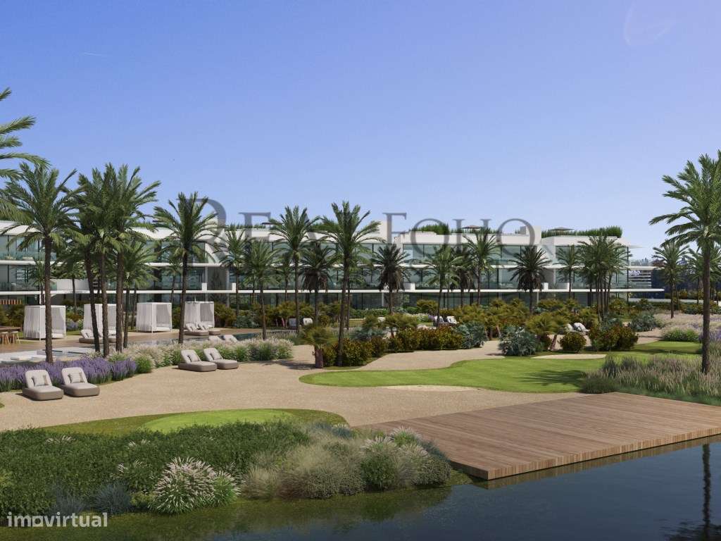 Apartamento T3 com piscina privativa inserido em condomínio de luxo... - Grande imagem: 5/38