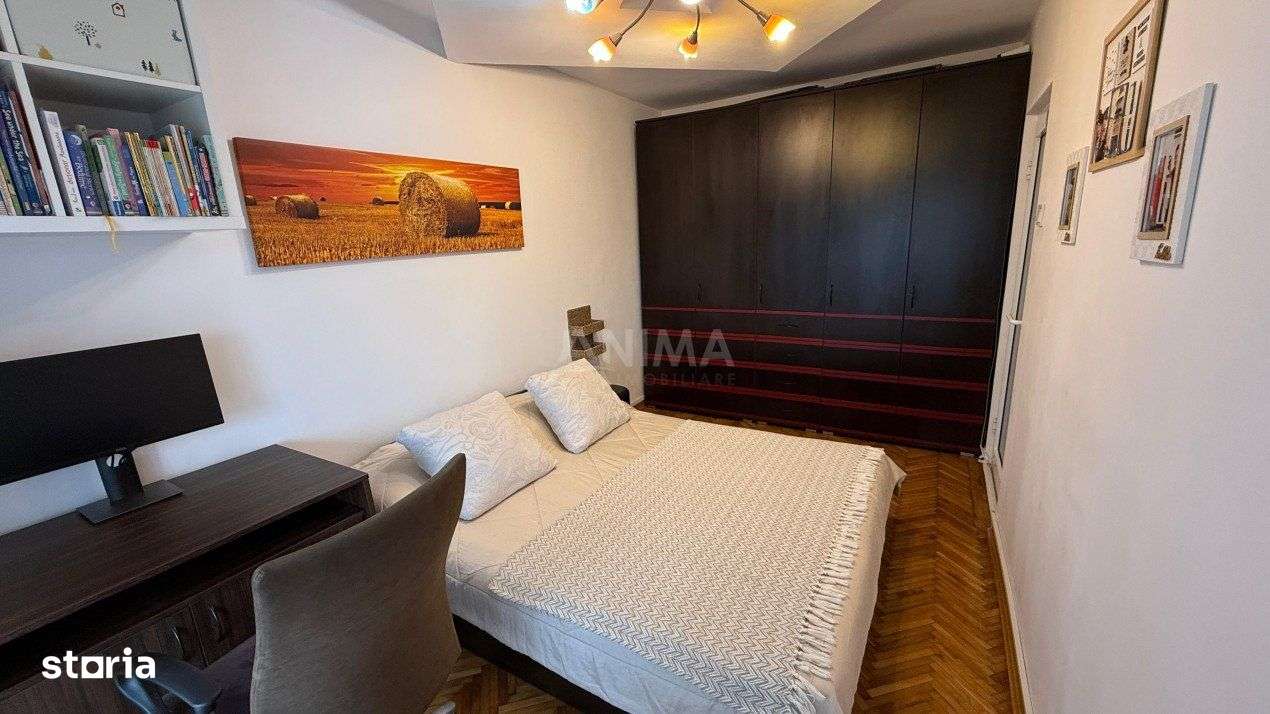 Apartament cu 2 camere, mobilat si utilat, in inima cartierului Gheorg-10