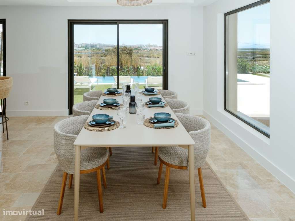 Faro - Moradia T3 em condomínio de luxo com vista para a Ria Formosa - Grande imagem: 4/52