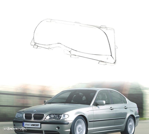 VIDRO FARÓL OPTICA FRONTAL DIREITA PARA BMW E46 BERLINA TOURING 01-05 - 1