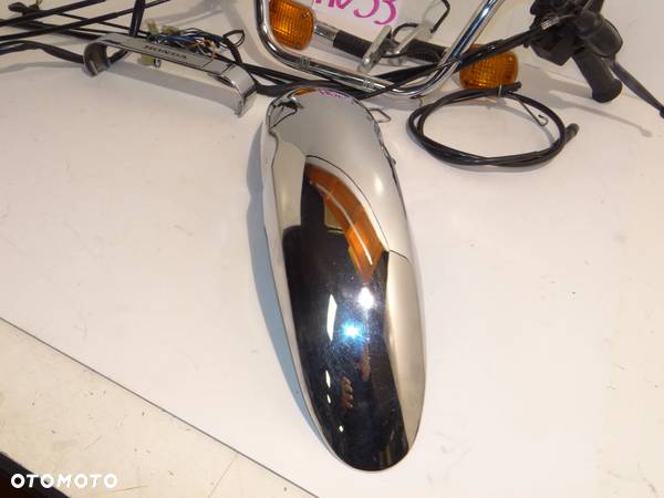 HONDA VT 500 SHADOW BŁOTNIK KIERUNKOWSKAZY KIEROWNICA LINKI OSŁONA PRZEŁĄCZNIKI H053 - 4