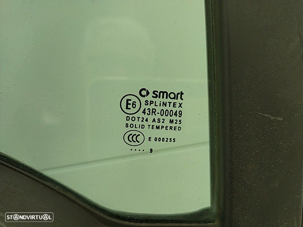 Vidro Pequeno Porta Frente Direita Smart Fortwo Coupé (451) - 9