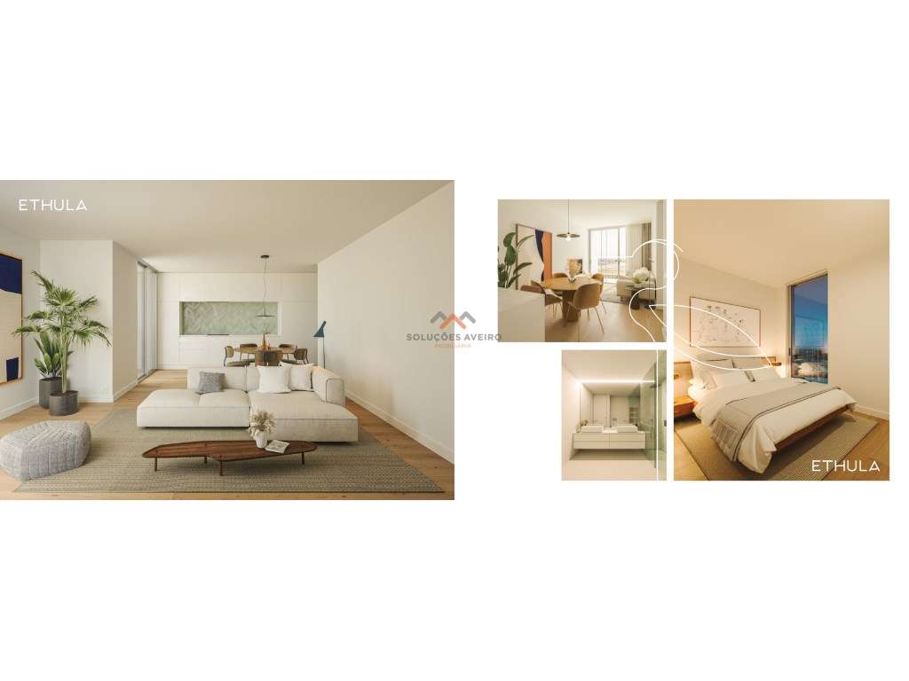 Apartamento T2 com Varanda Ampla e Garagem Foz de Prata, Aveiro - Grande imagem: 4/11