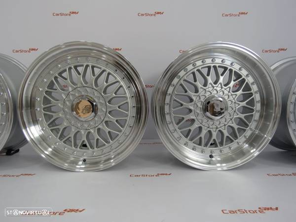 Jantes Look BBS RS 17 x 7.5 + 8.5 et20 5x112 + 5x120 Silver - 2