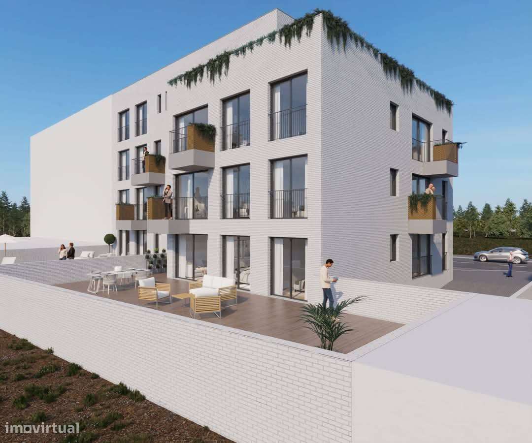 Excepcional, Novo, T2 Recuado, Terraço, Garagem Alfena-8