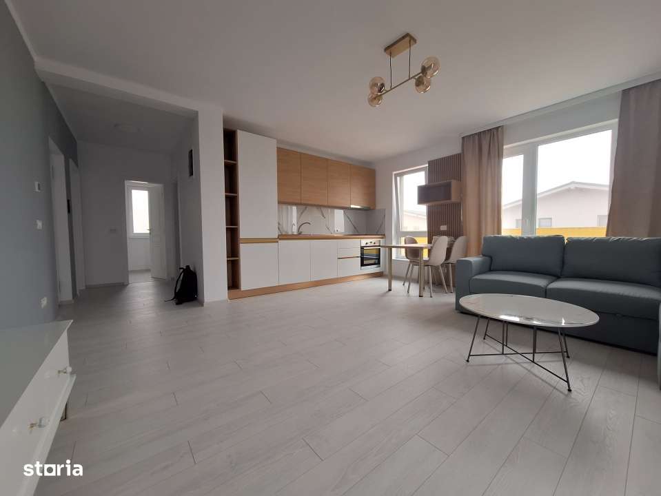 Apartament 2 camere in Giroc- proiect verde + panuori solare-mobilat s-6