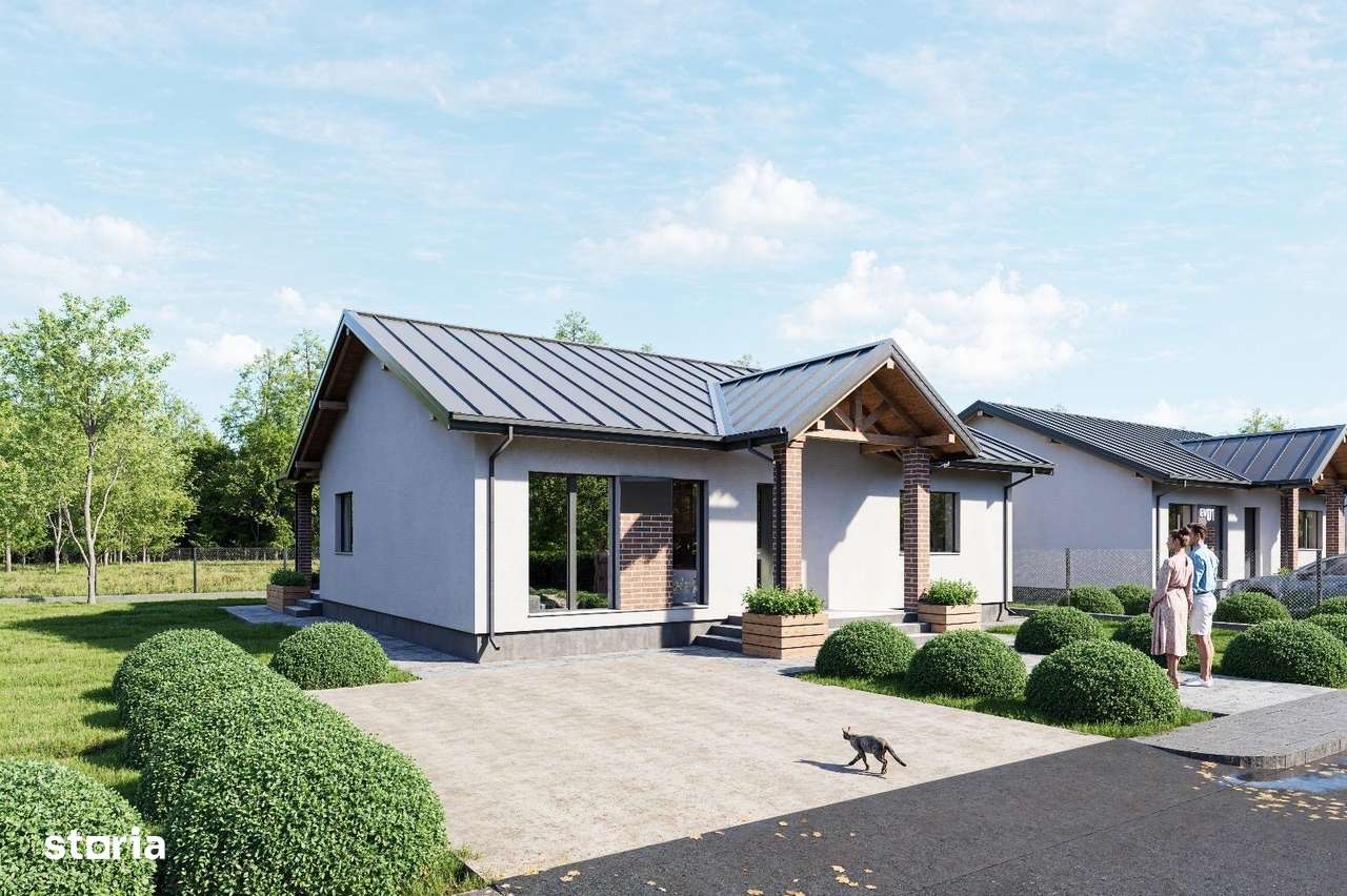 490 mp teren!4camere!2 băi!Încălz în pard!Casa  4 camere Dancu-Holboca - Imagine principală: 4/11