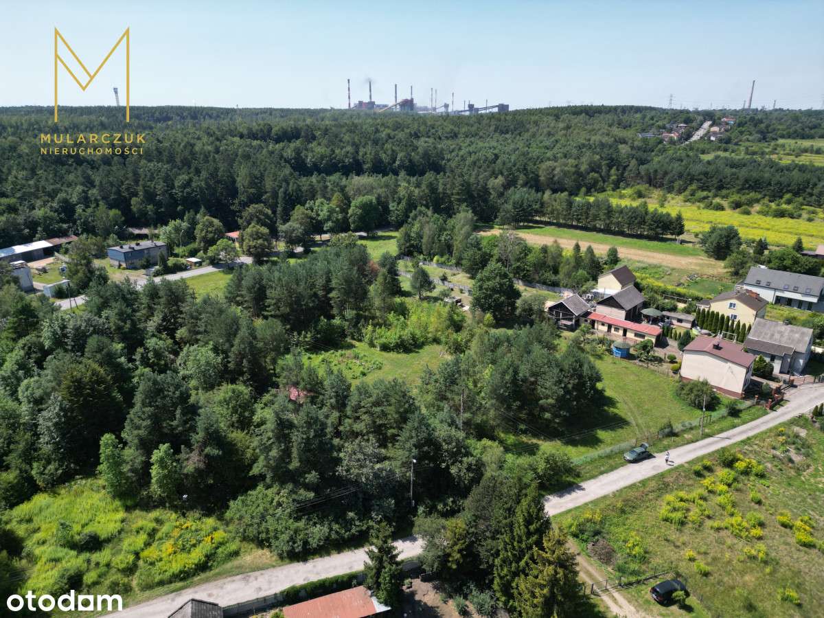 Działka 2758 m² w otoczeniu lasu - Łęka-9