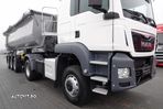 MAN TGS 18.440 / 4x4 / + REMORCĂ BASCULATOR ZASŁAW STALOWA / OFF ROAD / EURO 6 / - 7