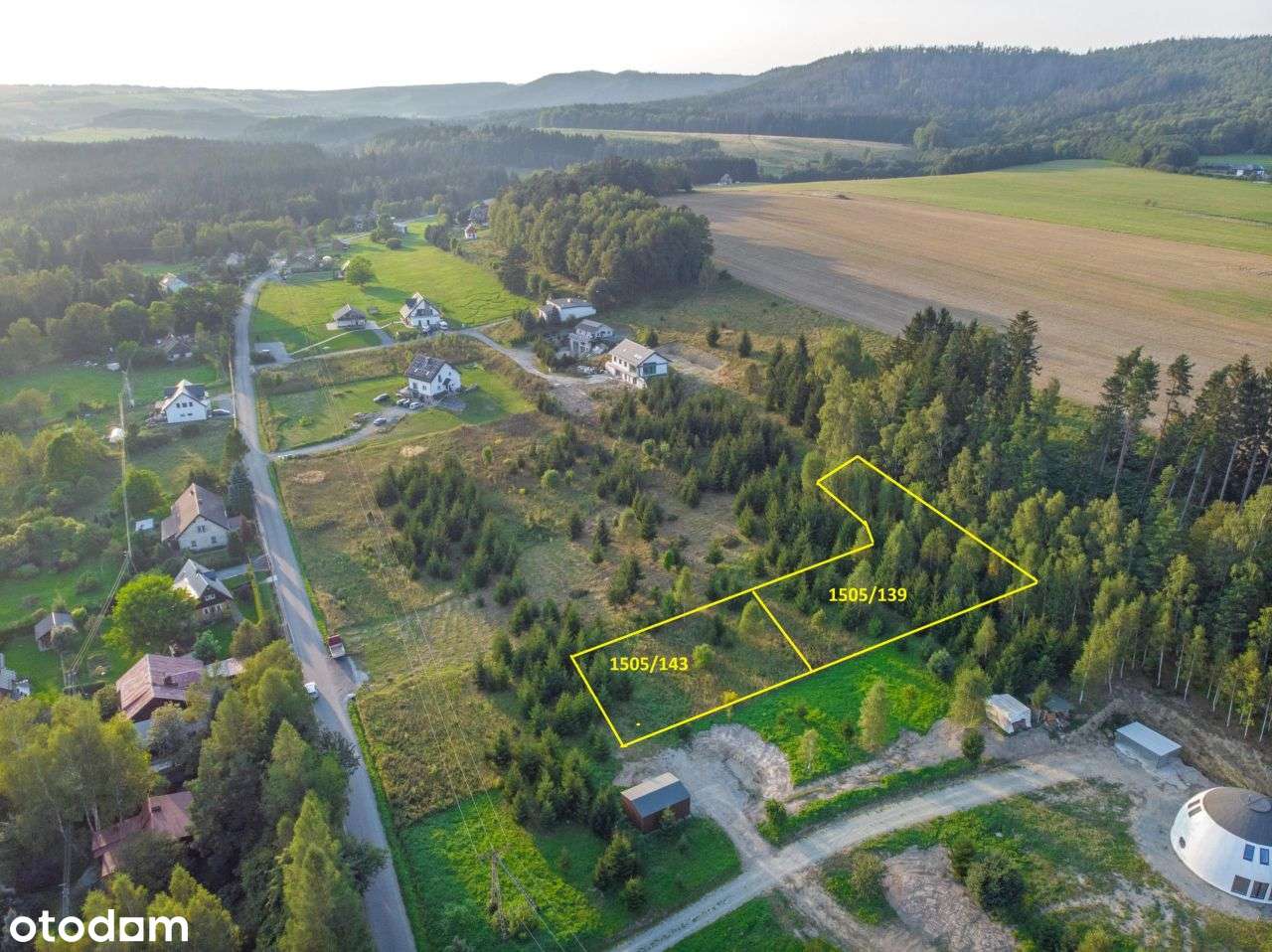 Działka 826 m2 Szczytna ul. Zacisze-6