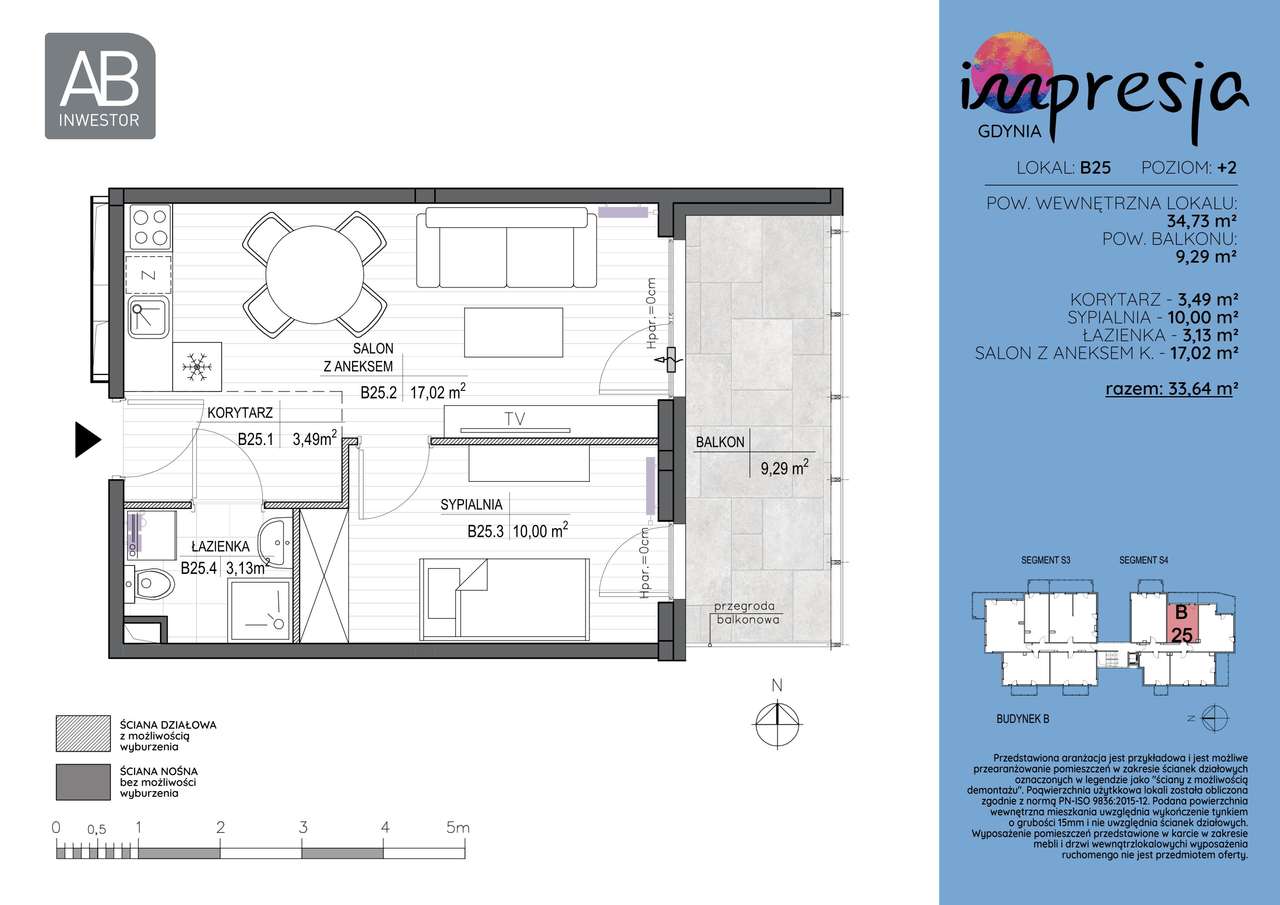 4-pokojowe mieszkanie 88m2 + balkon Bezpośrednio - Pełny obrazek: 2/7