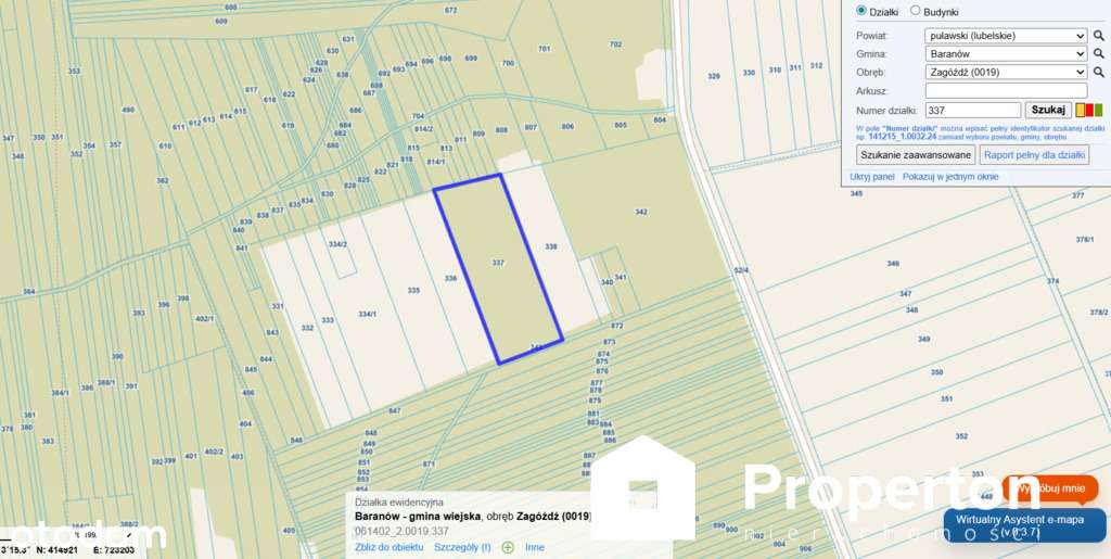Na sprzedaż ponad hektar  lasu – Baranów /lubelski-4