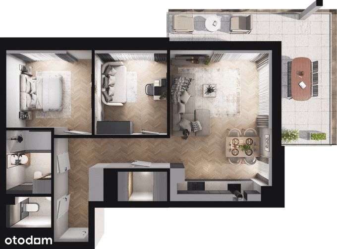 Ville Garden | mieszkanie 3-pok. | A.30 - Pełny obrazek: 4/10