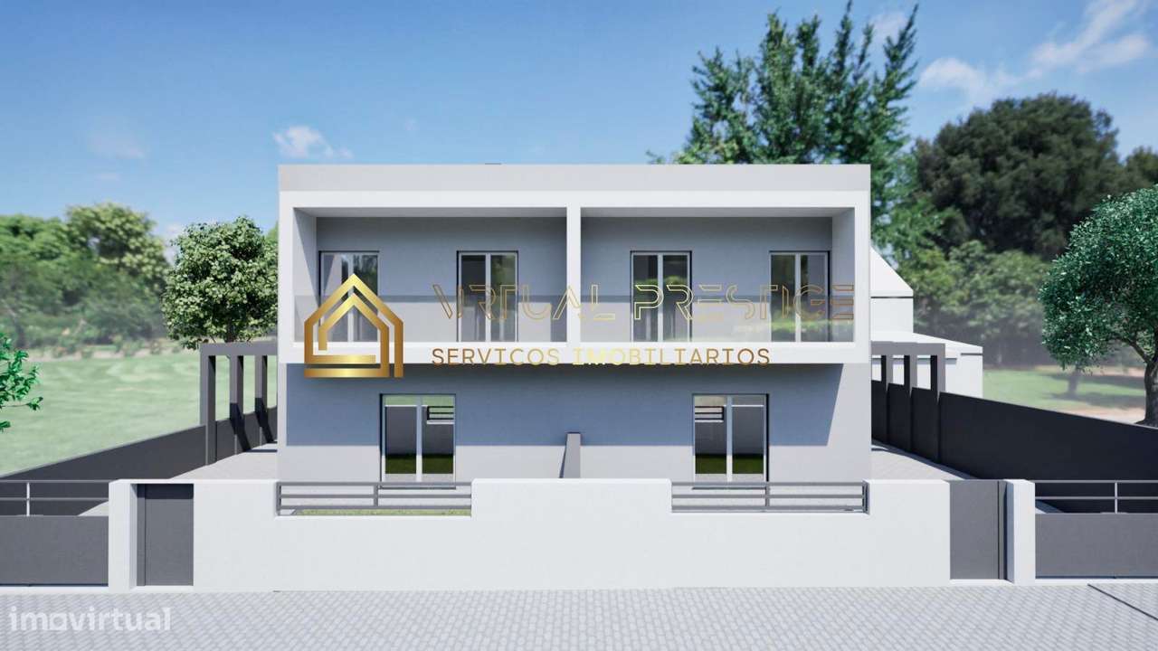 Moradia geminada T4 em construção | varandas + logradouro | Fernão...-4