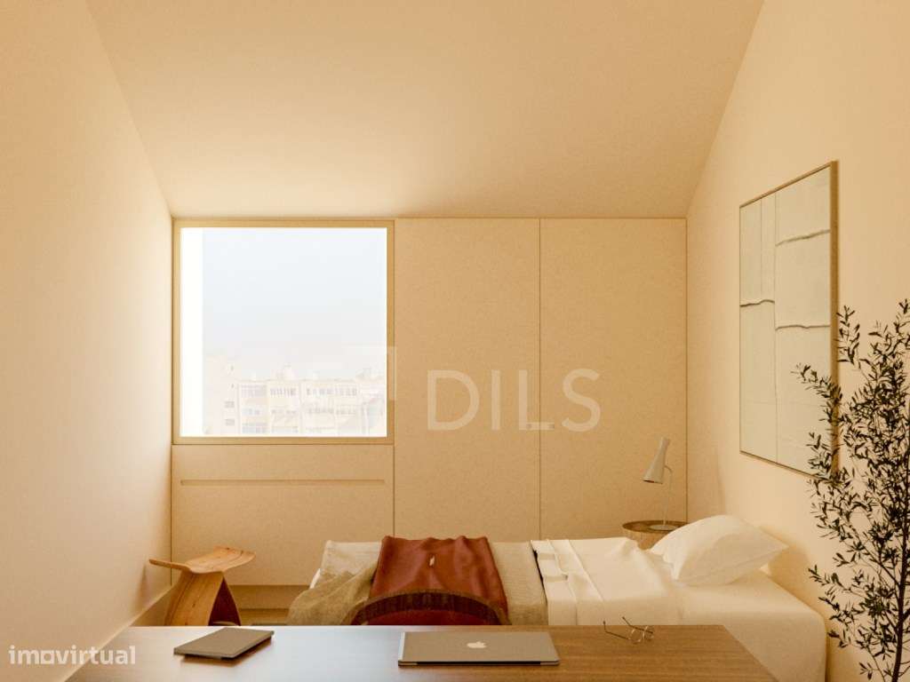 Apartamento T3 duplex, a estrear, com varanda em Campo de Ourique - Grande imagem: 5/46