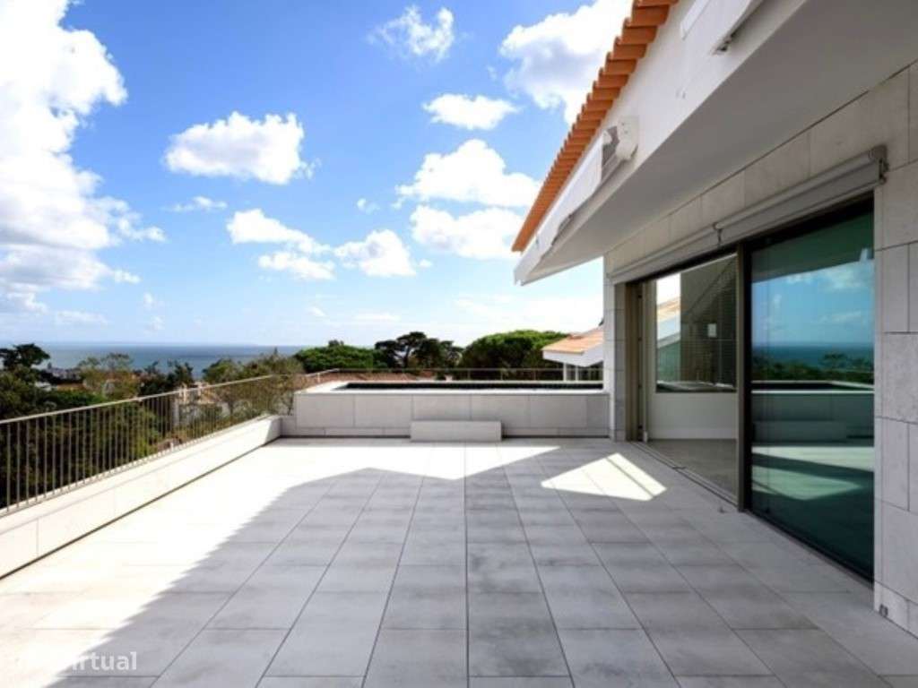 Penthouse T3 Duplex, piscina privativa, terraço, varanda, Estoril - Grande imagem: 5/31