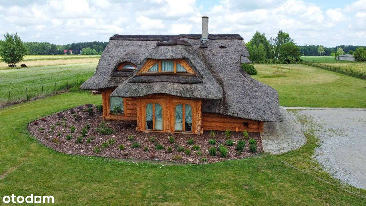 Góralski dom z bala na działce ponad 1ha -Siedlce - Pełny obrazek: 3/20