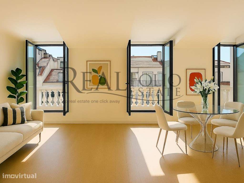 Apartamento T2 varanda e vista rio em Lisboa - Grande imagem: 5/32