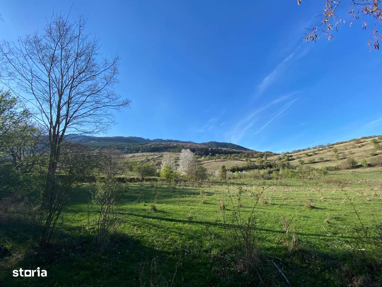 Teren 3.800 m² Rimetea – priveliști larg deschise, intimitate, pârâu - Imagine principală: 5/8