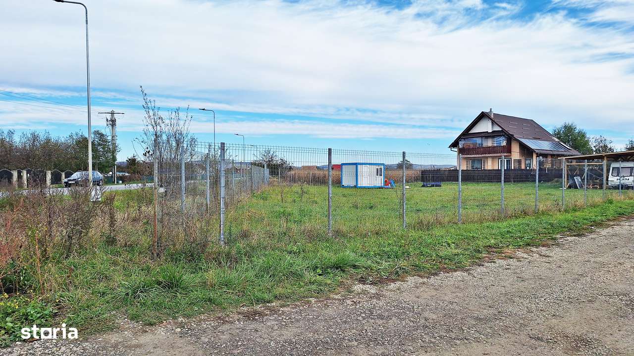 Teren intravilan Bod, 998mp la drum judetean, ingradit.-6