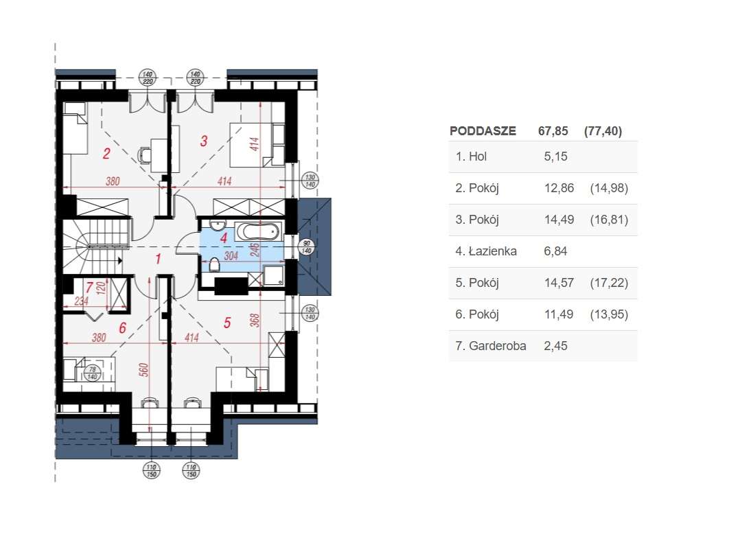 Nowy dom – 153 m² | Działka 750 m² |  Garaż w bryle| Bolesławice ! - Pełny obrazek: 5/6
