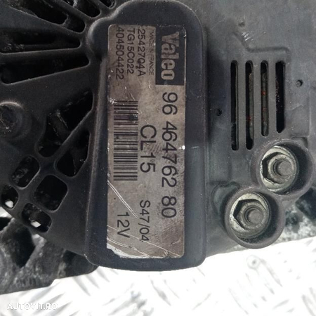 Alternator Peugeot | Citroen | Fiat | Lancia | Renault | Suzuki | Toyota | 9646476280 | Dezmembrari - 6