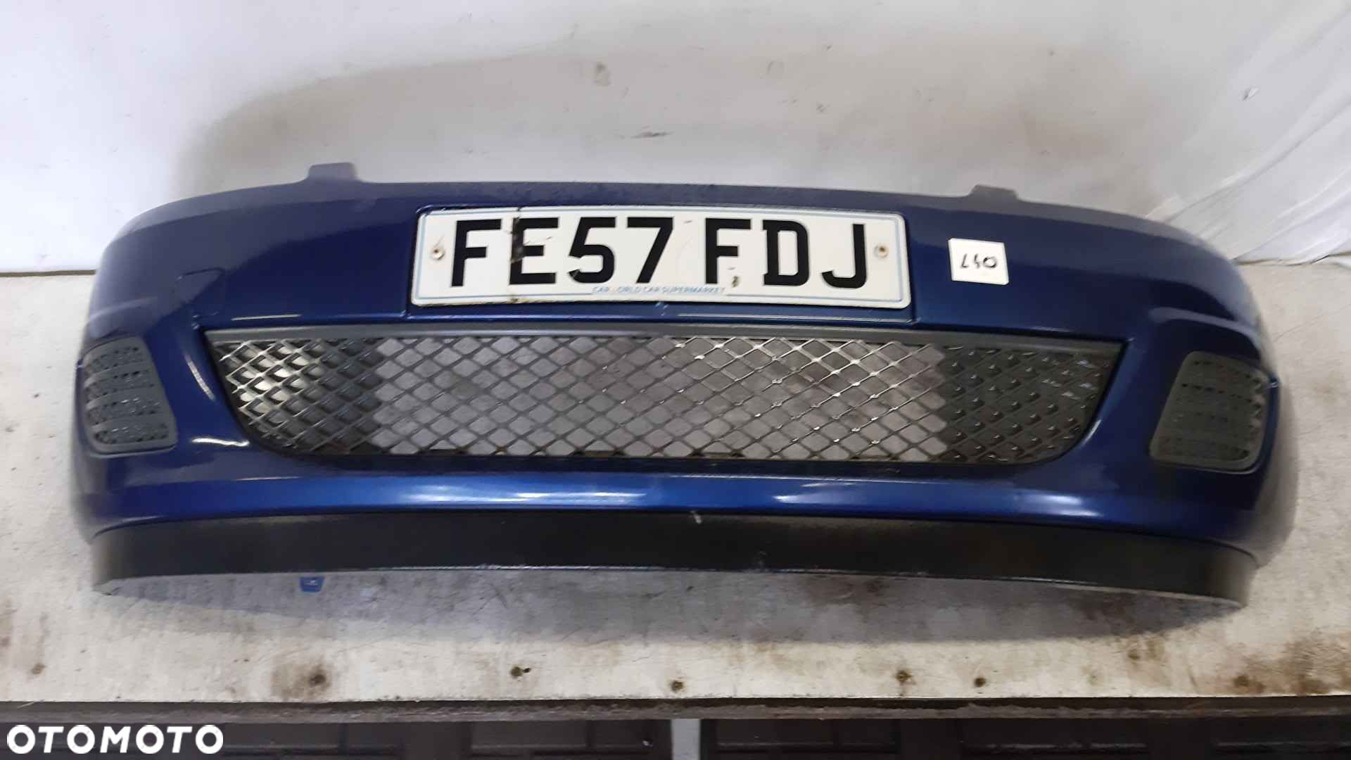 ) ZDERZAK PRZÓD PRZEDNI FORD FIESTA MK.6 6 VI LIFT FL C6 NIEBIESKI BŁĘKITNY - 1