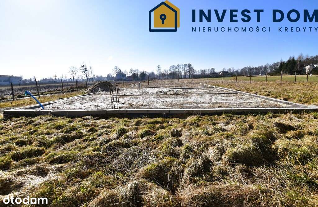 Działka 950m2 z fundamentami + projekt-1