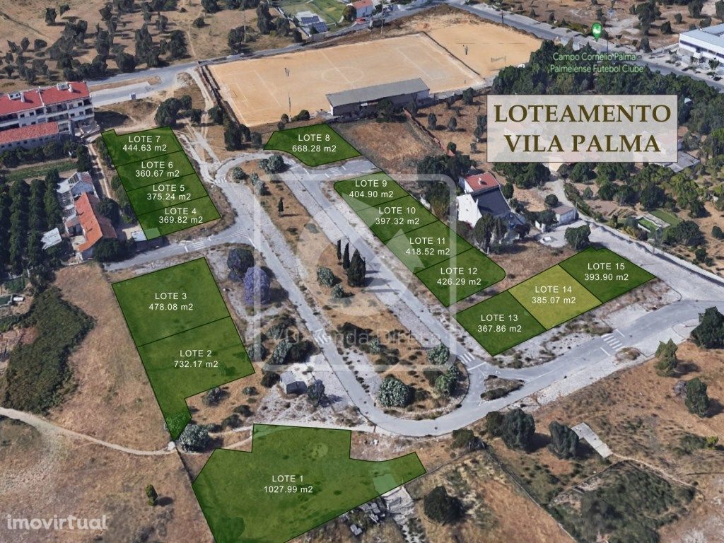 Loteamento Vila Palma - Lote 14 com 385,07 m² para constr...