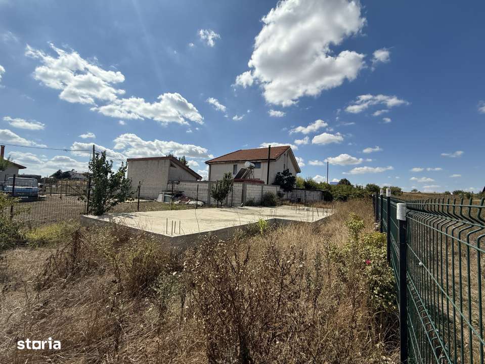 Oferta!!! Teren de vanzare Agigea ,  cu fundatie casa terminata. - Imagine principală: 4/5