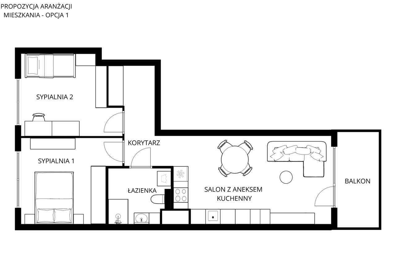USTAWNE mieszkanie TRZY POKOJE - DWUSTRONNE JEŻYCE-15
