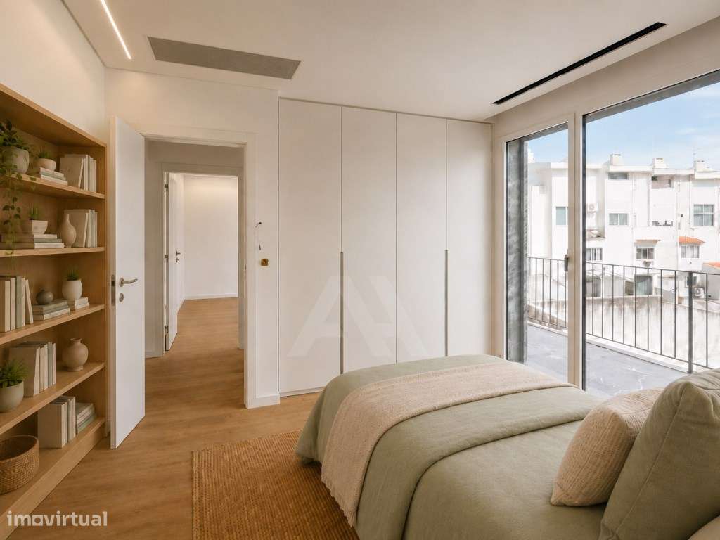 Moradia T5 na Amoreira com vista mar, piscina e jardim privativo-33
