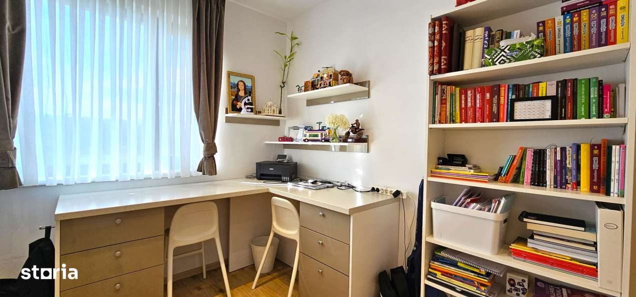 Apt. LUX 4 camere, mobilat, utilat, 2 locuri de parcare, Greenfield-12