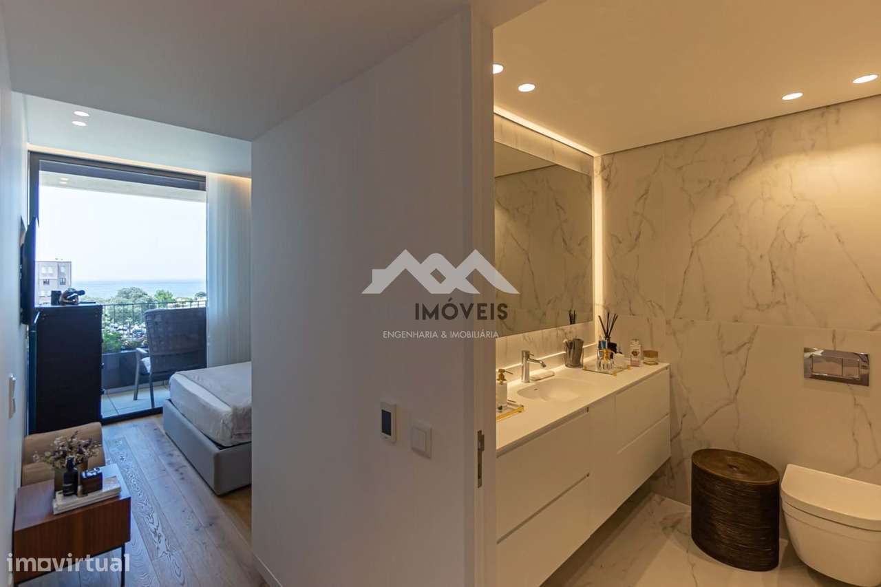 T3 Luxo Último Piso | Leça da Palmeira | Vistas de Mar | Varanda a Poe-8