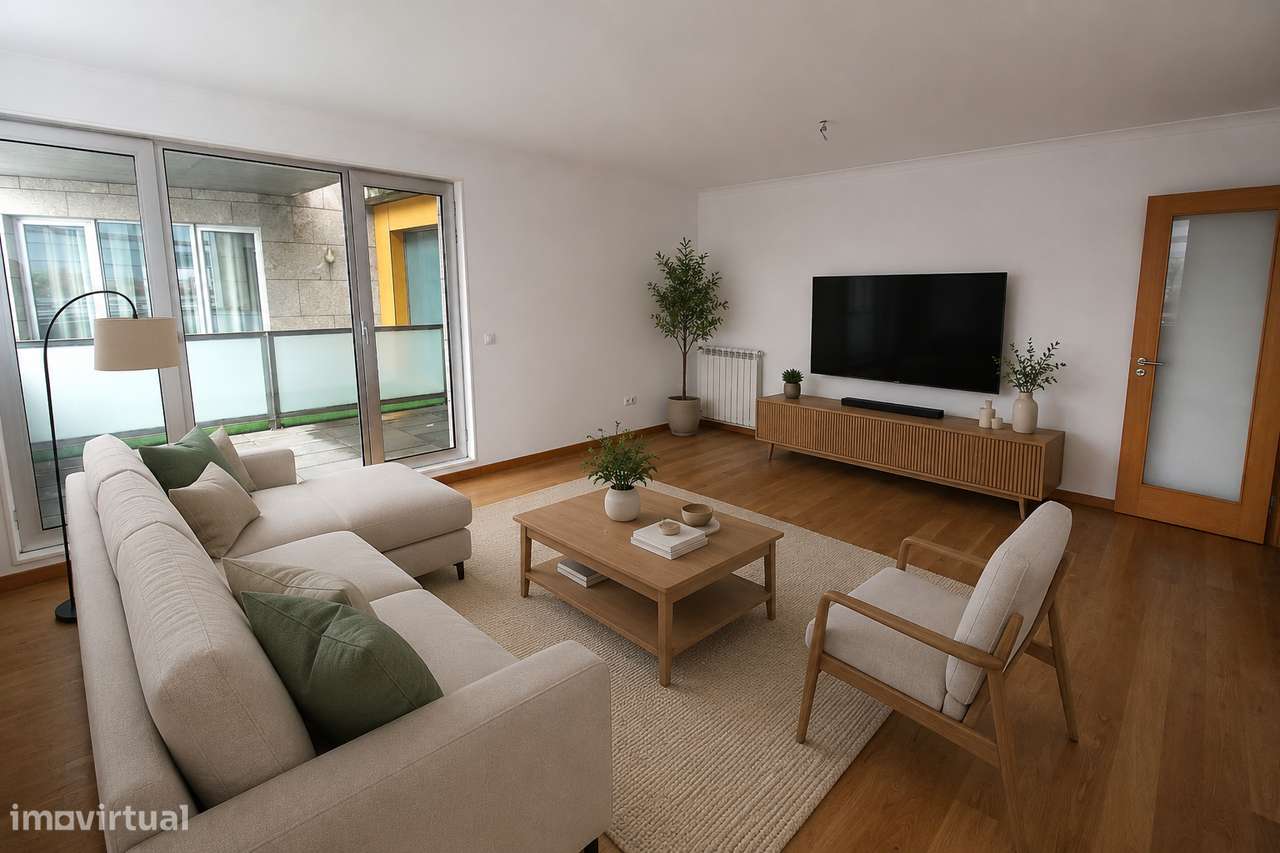 Apartamento T2 com Terraço – Zona do Fórum Viseu-2