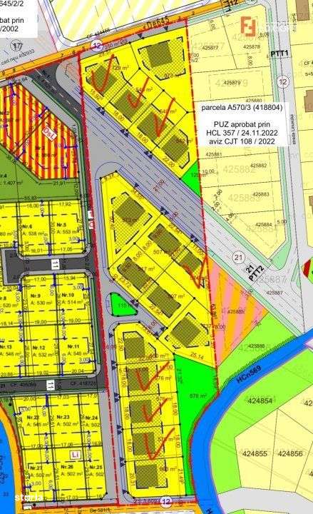 COMISION 0 % Teren intravilan 507 mp - Mosnita cu puz aprobat - Imagine principală: 2/2