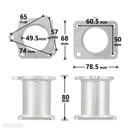 Supressor EGR BMW Motores M57 - 2 Flanges - 5