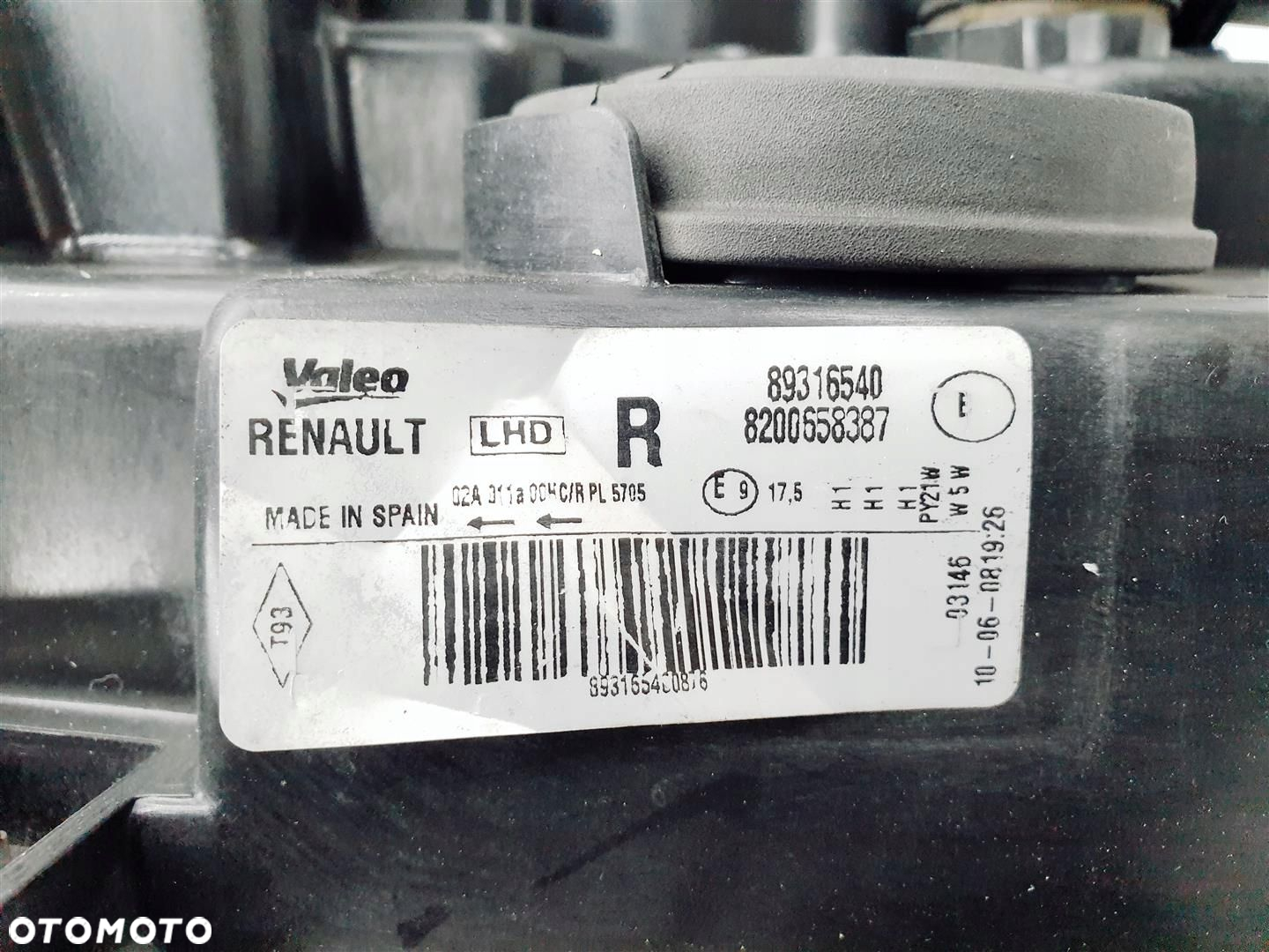 RENAULT MODUS LIFT 08-12r LAMPA PRZÓD SOCZEWKA ORY EU - 8