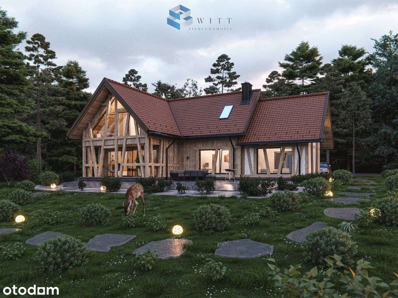 Dom zanurzony w warmińskim krajobrazie-12