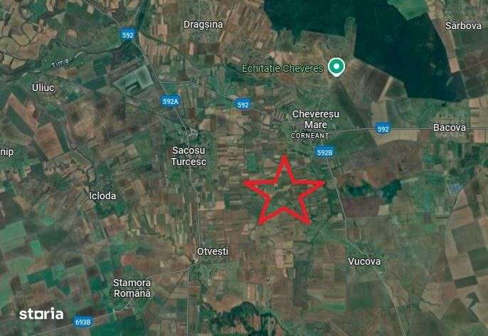 TIMIS - Cheveresu Mare, 44.5 hectare de teren agricol - Imagine principală: 1/1