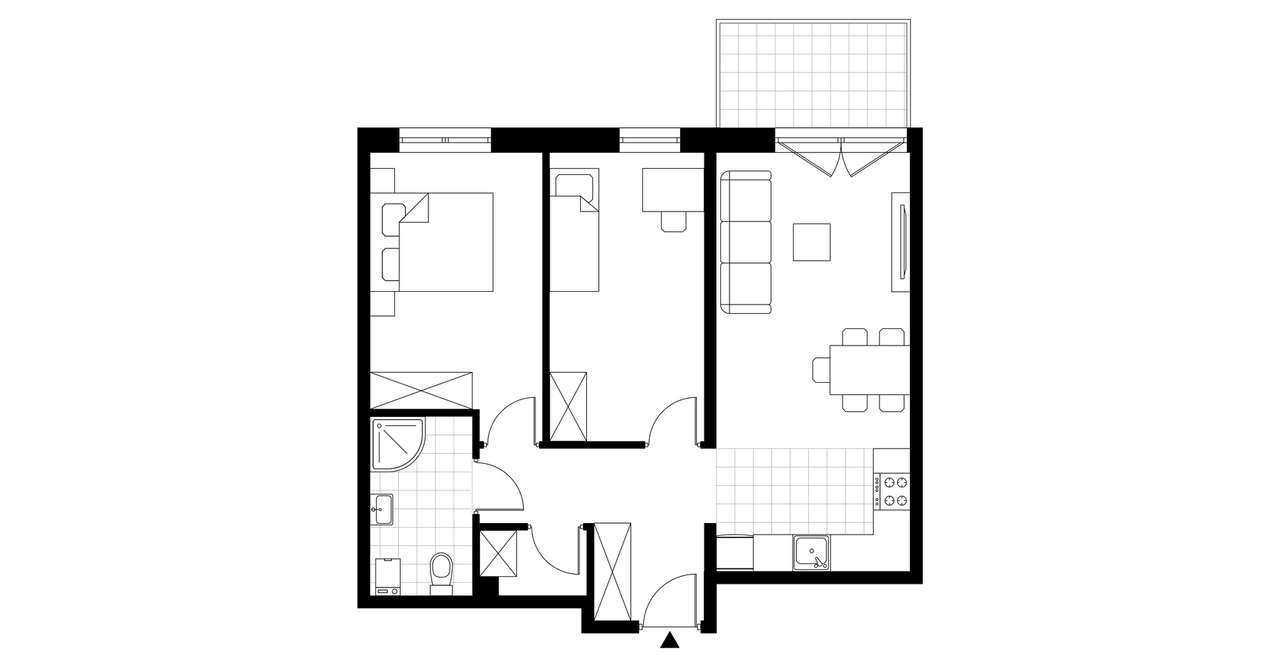 BrickHouse | mieszkanie 3-pok. | C22 - Pełny obrazek: 3/8