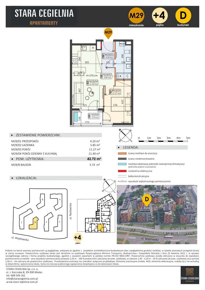 Stara Cegielnia Mielec | mieszkanie 2-pok. | D_M29 - Pełny obrazek: 2/9