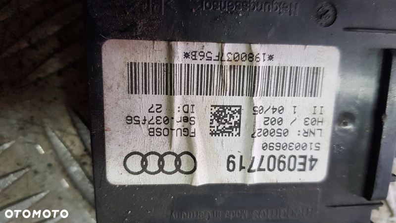 AUDI A8 D3 MODUŁ ALARMU STEROWNIK 4E0907719 - 3