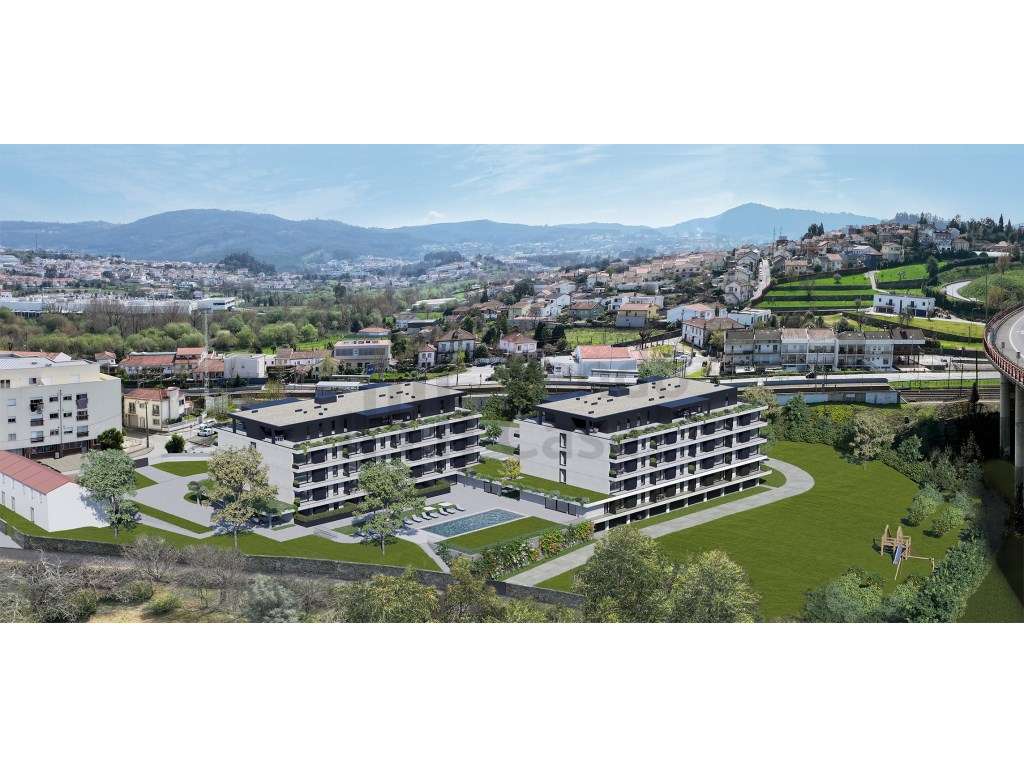 Vende-se T1 Com Varandas- Braga - Condomínio - Grande imagem: 4/33