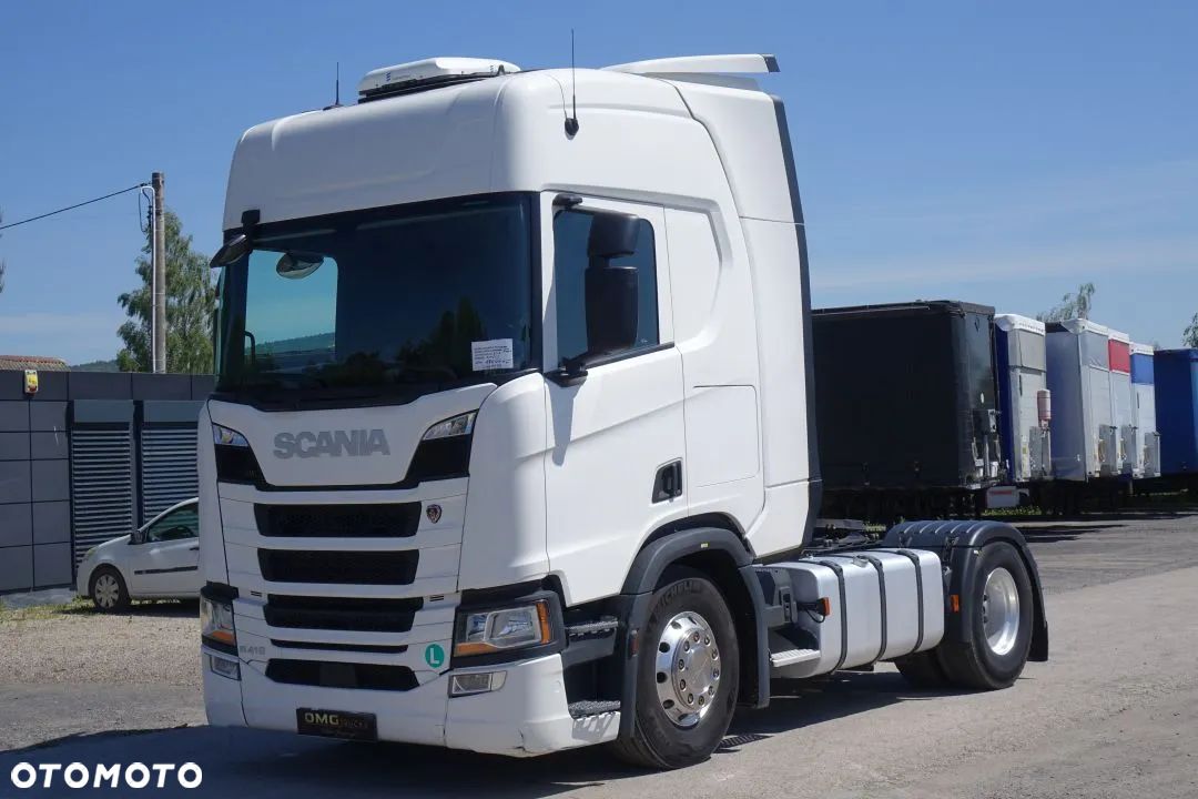 Scania R410 / EURO6 / AUTOMAT / RETARDER / 2BIORNIKI / LODÓWKA / KLIMA POSTOJOWA / ALUMINIOWE FELGI - 1