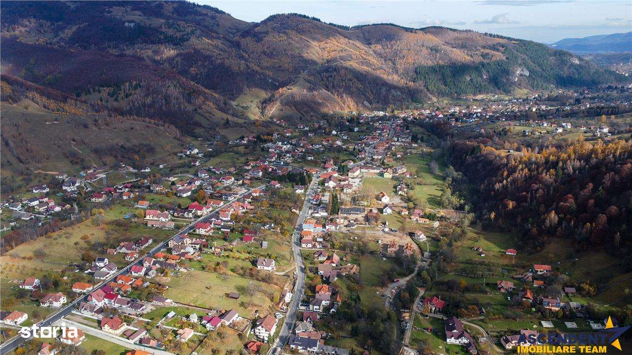 FILM! Teren intravilan spectaculos,1.000 mp,Moieciu,panorama 180 grade - Imagine principală: 4/7