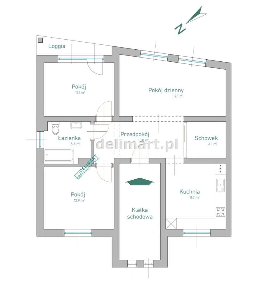 Przestronne mieszkanie w centrum miasta - Sanok-15