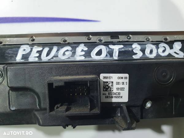 Butoane consola Peugeot 3008 1.2i 2019 climatronic - 2